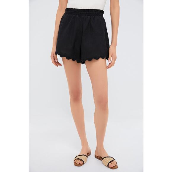 TUCKERNUCK Black Linen Ava Short Size M NWT Retail $128 Tuckernuck - Picture 1 of 8